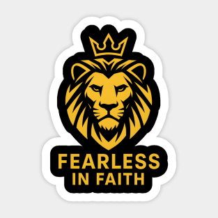 Fearless in Faith Sticker